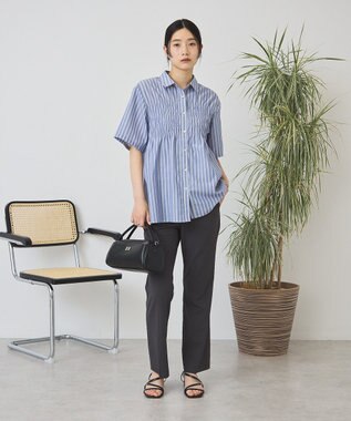 AMERICAN HOLIC シャーリング半袖シャツ Blue
