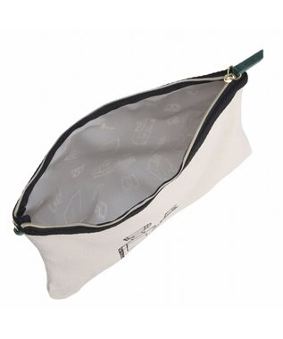 ACE BAGS & LUGGAGE HAyU × ace.  フラットポーチ 3点セット 猫柄 17825 アイボリー