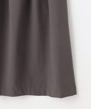 J.PRESS LADIES 【洗える】SOLO ECOタフタ タック スカート グレー系
