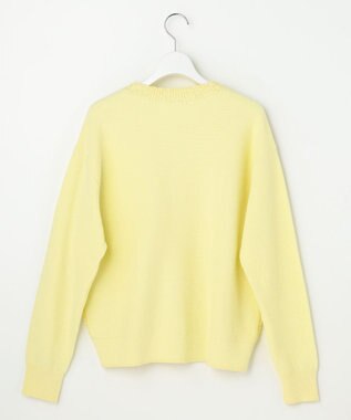 自由区 S ブークレミックスツイード ニット イエロー