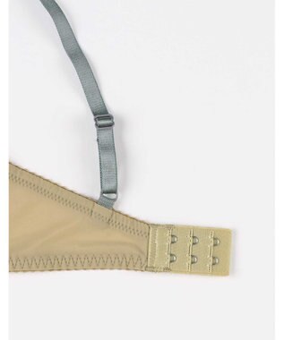 AMPHI ノンワイヤーブラ 谷間をメイク 脇高細見え A～Gカップまで対応 大きいサイズ 【BRAGENIC ブラジェニック 脇高細見えタイプ】 ブラジャー ブラ BMI355 アンフィ／ワコール シェルベージュ