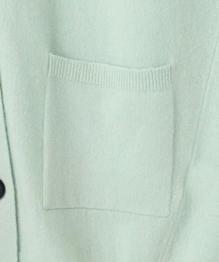 23区 【洗える】ピュアカシミヤ カーディガン スモーキーグリーン系