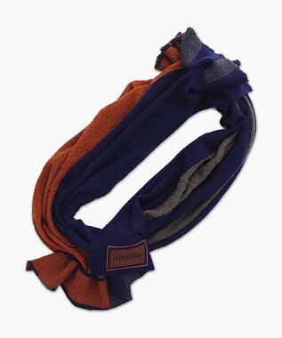 nitorito FUDGE12月号掲載【UNISEX】sora スヌード navy