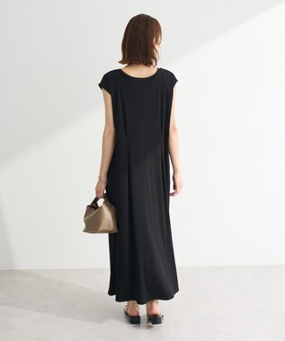 Green Parks 前後２ＷＡＹウエストタックワンピース Black