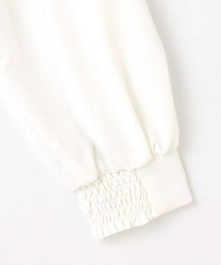 ANY SIS L 【優木まおみさんコラボ】秒映えセレモニー ブラウス × ジャンパースカート オフ×ネイビー