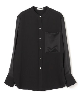 BEIGE， SAMUEL / スタンドカラーブラウス Black