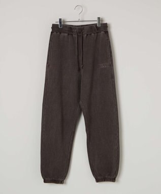 WEGO ピグメントロゴスウェットパンツ ブラウン