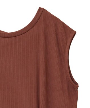 Green Parks 前後２ＷＡＹウエストタックワンピース Red