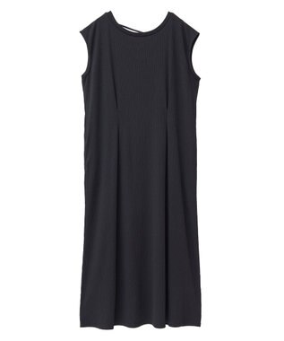 Green Parks 前後２ＷＡＹウエストタックワンピース Black