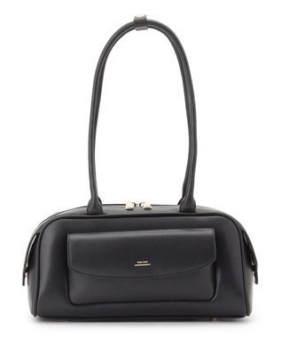 23区 【先行予約】フラップポケット ボストンバッグ ブラック系