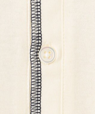 J.PRESS MEN シルケット天竺ヘンリーネック Tシャツ アイボリー系