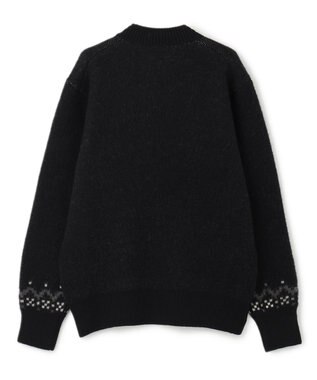 JOSEPH HOMME 【HIGH GRADE LINE】モンキージャガード　モックネックニット ブラック系5