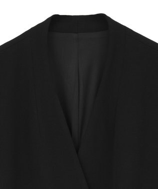 Green Parks Ｏ．洗えてストレッチ　Ｗボタンベスト Black