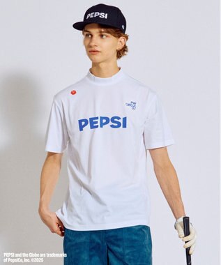 PW CIRCULUS 〈Pepsiコラボ〉【UNISEX】Pepsi 9-LOGO モックネックT ホワイト系