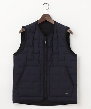 JOSEPH ABBOUD MOUNTAIN 【UNISEX】リバーシブルストレッチ ダウンベスト ネイビー系