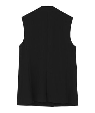 Green Parks Ｏ．洗えてストレッチ　Ｗボタンベスト Black