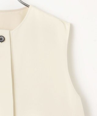 #Newans ロングシャツベスト ホワイト