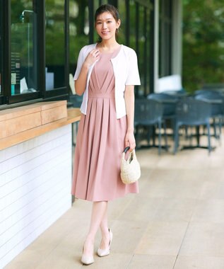 Tiaclasse L 【新色追加・洗える・UVケア・接触冷感】サマーニット半袖カーディガン オフホワイト