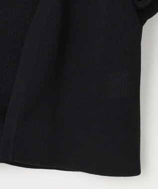 ANY SIS 【接触冷感・UVケア】ショートレングス畔 カーディガン ブラック