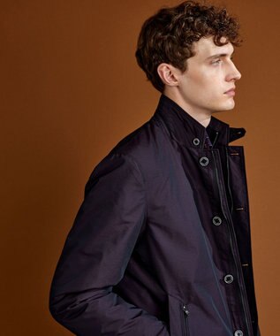 JOSEPH ABBOUD 【2WAY/撥水/7ポケット/ダウンライナー付】 2WAY高機能インターレースメモリー ダウン ブルゾン ワイン系