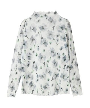 CRAFT STANDARD BOUTIQUE プリント柄スタンドネックプルオーバー Off White