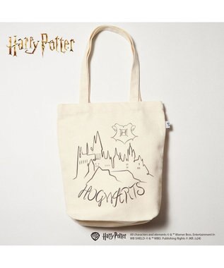 ing <ing>【ハリー・ポッターコラボレーション】ホグワーツデザイントートバッグ アイボリービー