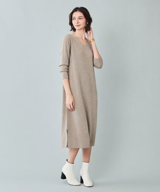 BEIGE， LISS / ニットワンピース Taupe