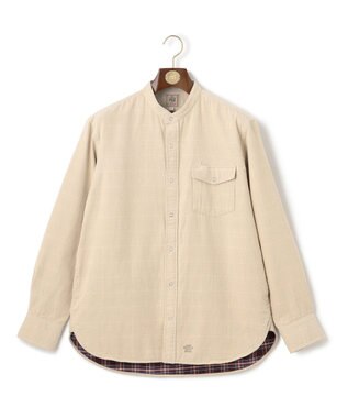 J.PRESS MEN ダブルフェイス キャラメルコール シャツブルゾン アイボリー系