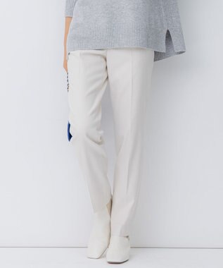 23区 L 【洗える】ウォームストレッチ テーパード パンツ