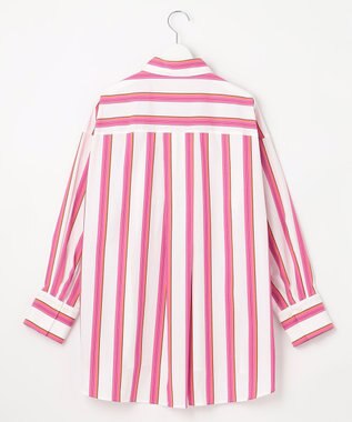 自由区 L 【洗える】SOMELOSシャーティング シャツブラウス ポピー