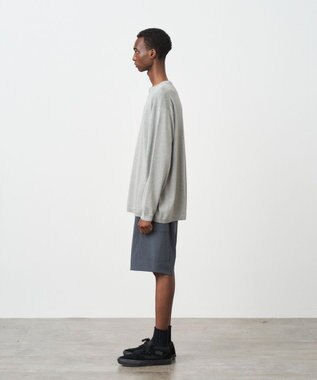 ATON NATURAL DYE ORGANIC | クルーネックセーター - UNISEX TOP GRAY