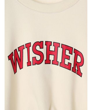 earth music&ecology ウラケロゴ短丈プルオーバー Ivory