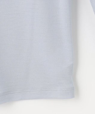 J.PRESS LADIES ウォッシャブルウールジャージー ボウタイ カットソー サックスブルー系