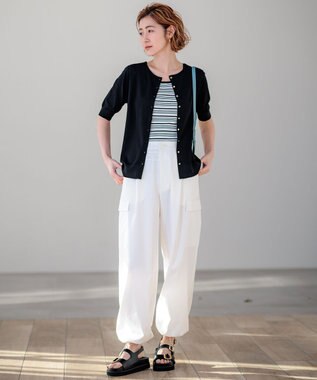 23区 バックル デザイン サンダル ブラック系