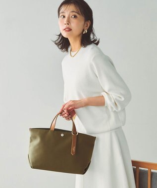 TOPKAPI 【新色追加】【Breath TOPKAPI】Aerial エアリアル ナイロン カラーストラップ付き トートバッグ /軽量 カーキ