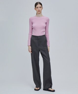 BEIGE， HANNA / リブニットトップス Pink