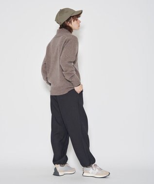 J.PRESS YORK STREET 【UNISEX】タートルハーフジップ ニット ブラウン系