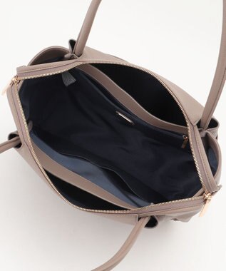 LA BAGAGERIE ブリッジトートバッグ Mサイズ グレージュ