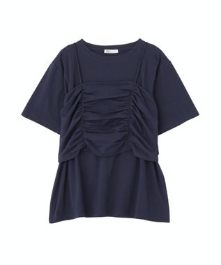 CRAFT STANDARD BOUTIQUE 2点セット ビスチェレイヤードプルオーバー Navy