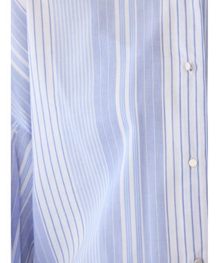 AMERICAN HOLIC ＵＶカット／接触冷感ギャザースリーブブラウス　 Stripe