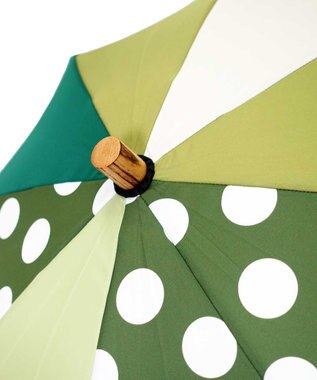 +RING レディース向け プラスリング 晴雨兼用（長ショート） GRN/WHT T1292  sunshield 緑