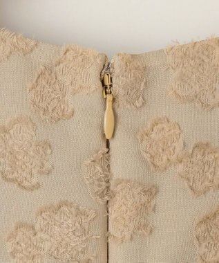 組曲 S カットジャカードティアードワンピース ベージュ系