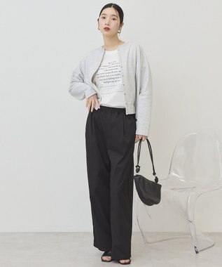 AMERICAN HOLIC リングドットボタンカーディガン Light Gray Mixture