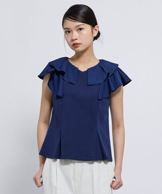 TOCCA WAVED CREAM カットソー