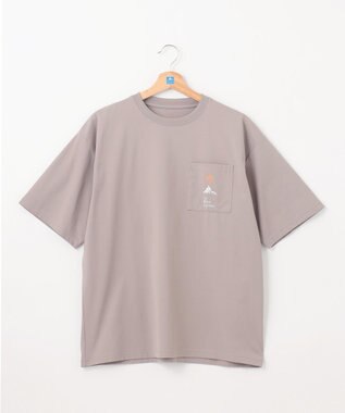 SHARE PARK MENS 【UVカット・吸水速乾・ストレッチ・軽量 】ポケットロゴTシャツ（L・XLサイズ） グレー系