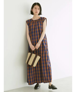 AMERICAN HOLIC 接触冷感ショルダータックワンピース2 Check