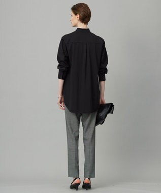 ICB 【UVカット・洗える】ウール2WAYストレッチ ドロストパンツ 無地柄系