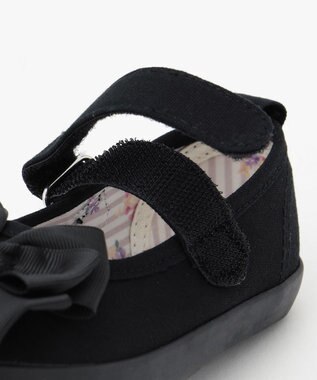 ANY KIDS リボンベルクロハンプバレエ ブラック系