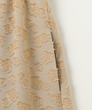 組曲 S カットジャカードティアードワンピース ベージュ系