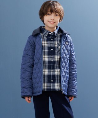J.PRESS KIDS 【110-130cm】ビッグチェック シャツ ネイビー系4